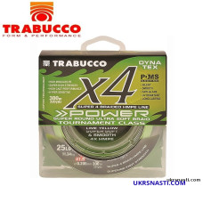 Шнур Trabucco Dyna-Tex 4X Power Lime-Yellow размотка 150м салатово-жёлтый